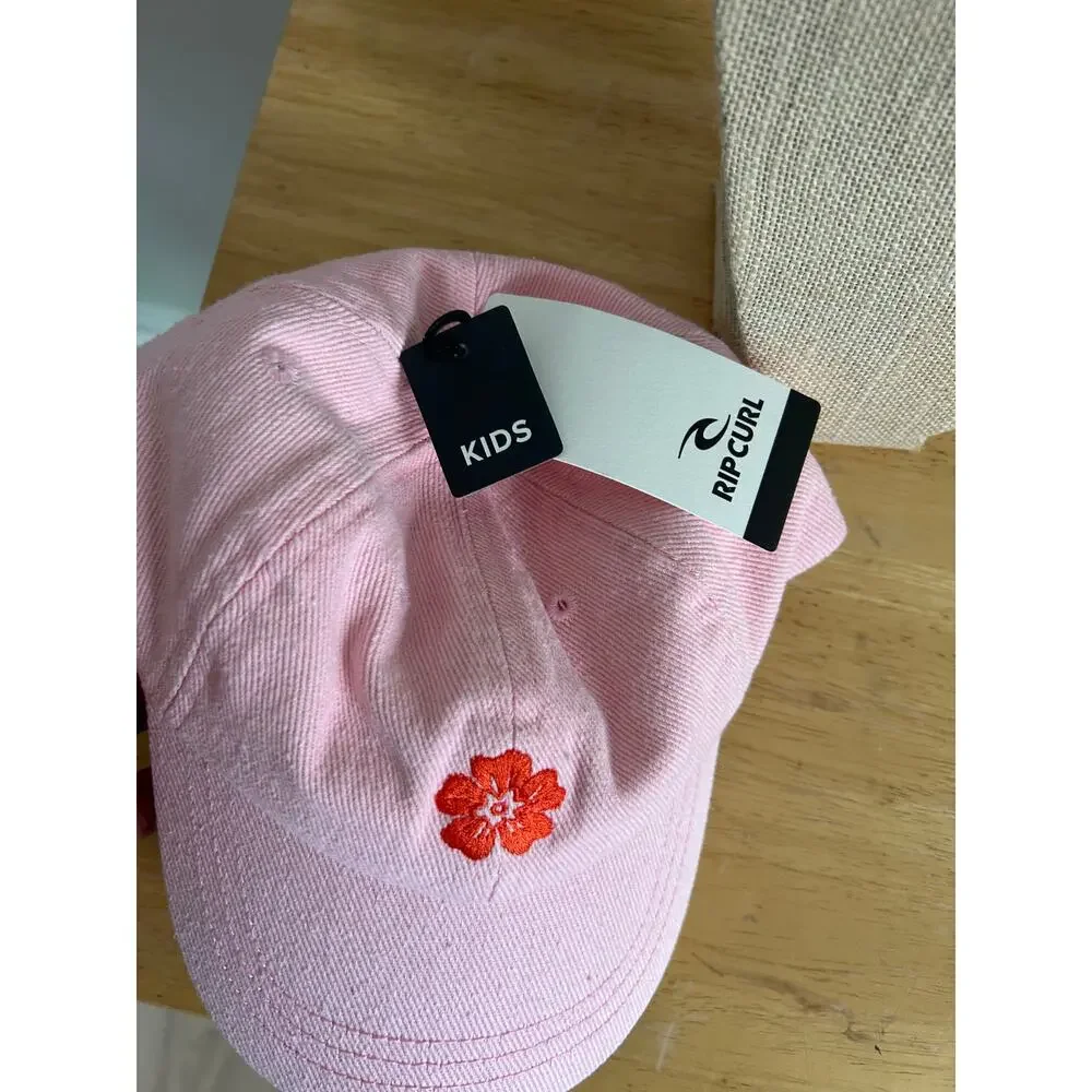 Rip Curl Girl's Washed Twill Cap NWT Light Pink